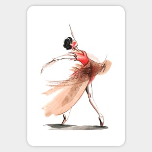 Ballet Dance Drawing Sticker